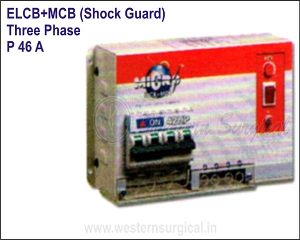 ELCB+MCB (Shock Guard) Three Phase