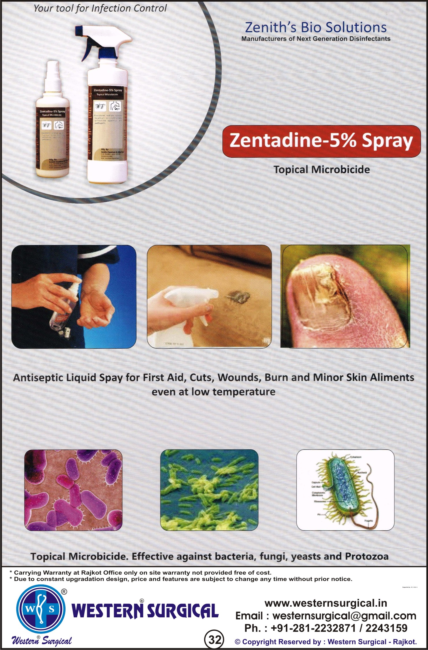 ZENTADINE - 5% SPRAY