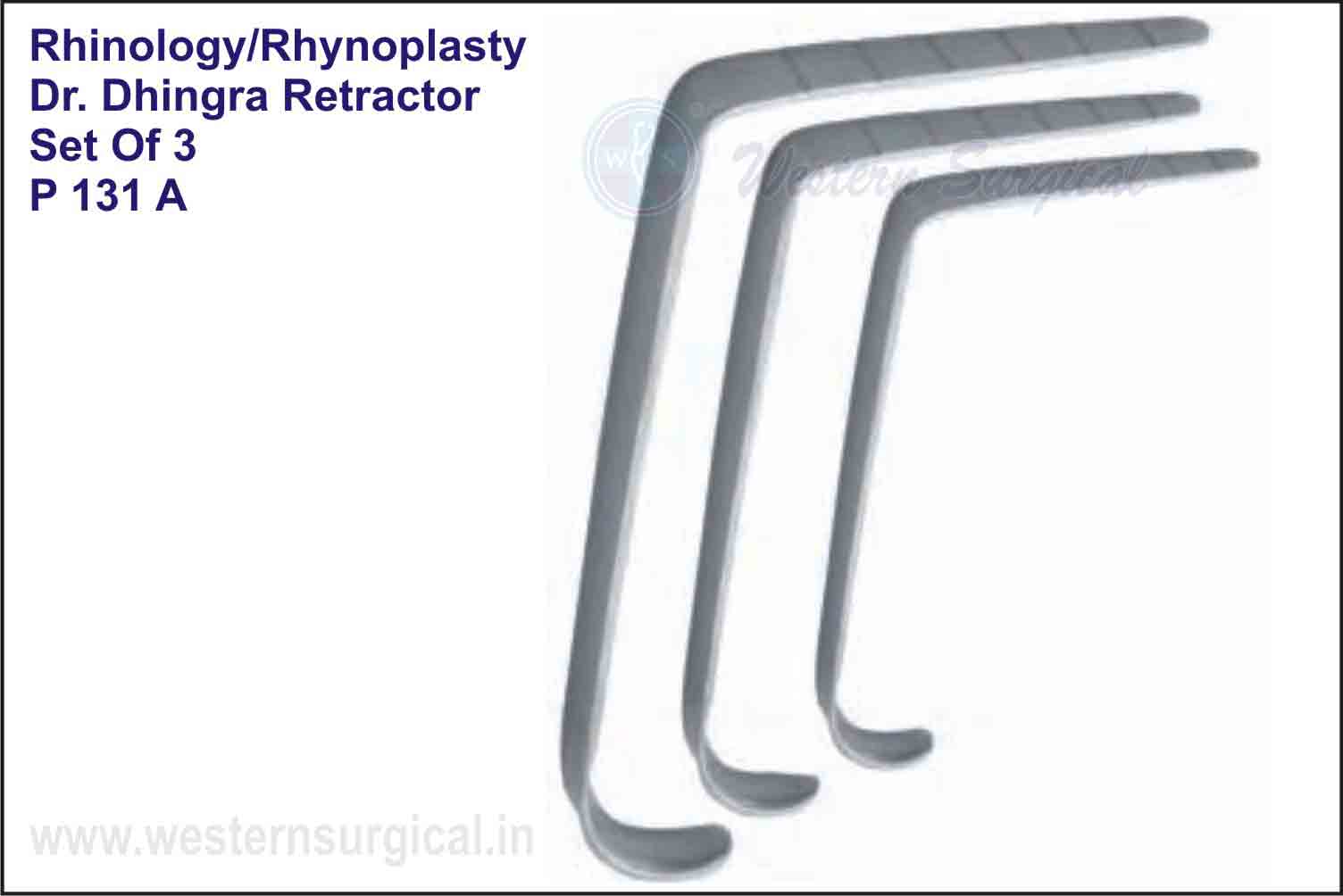 Dr. DHINGRA RETRACTOR SET OF 3