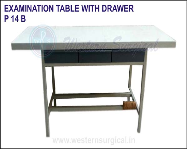 EXAMINATION TABLE WITH DRAWER