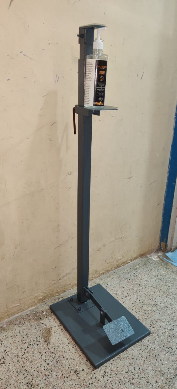 Foot Operated hand senitizer stand (IRON)