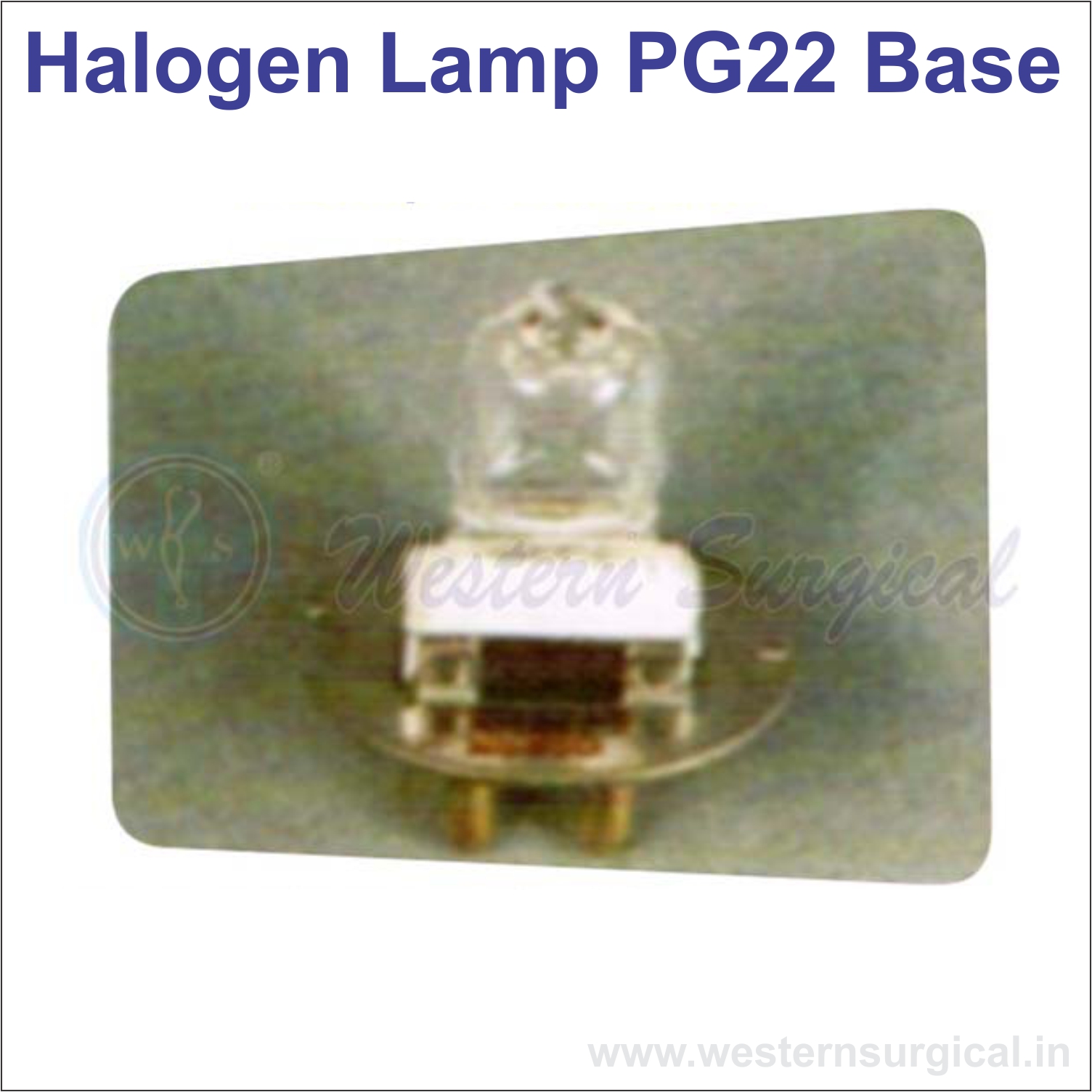 Halogen Lamp PG22 Base
