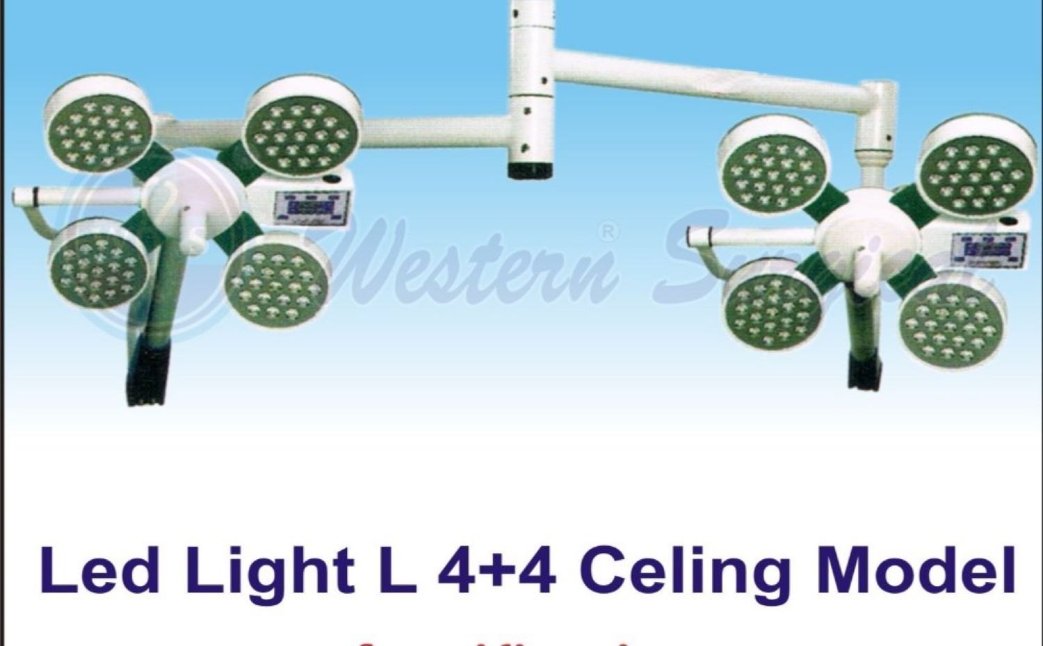 LED LIGHT L 4-4 CEILING MODEL