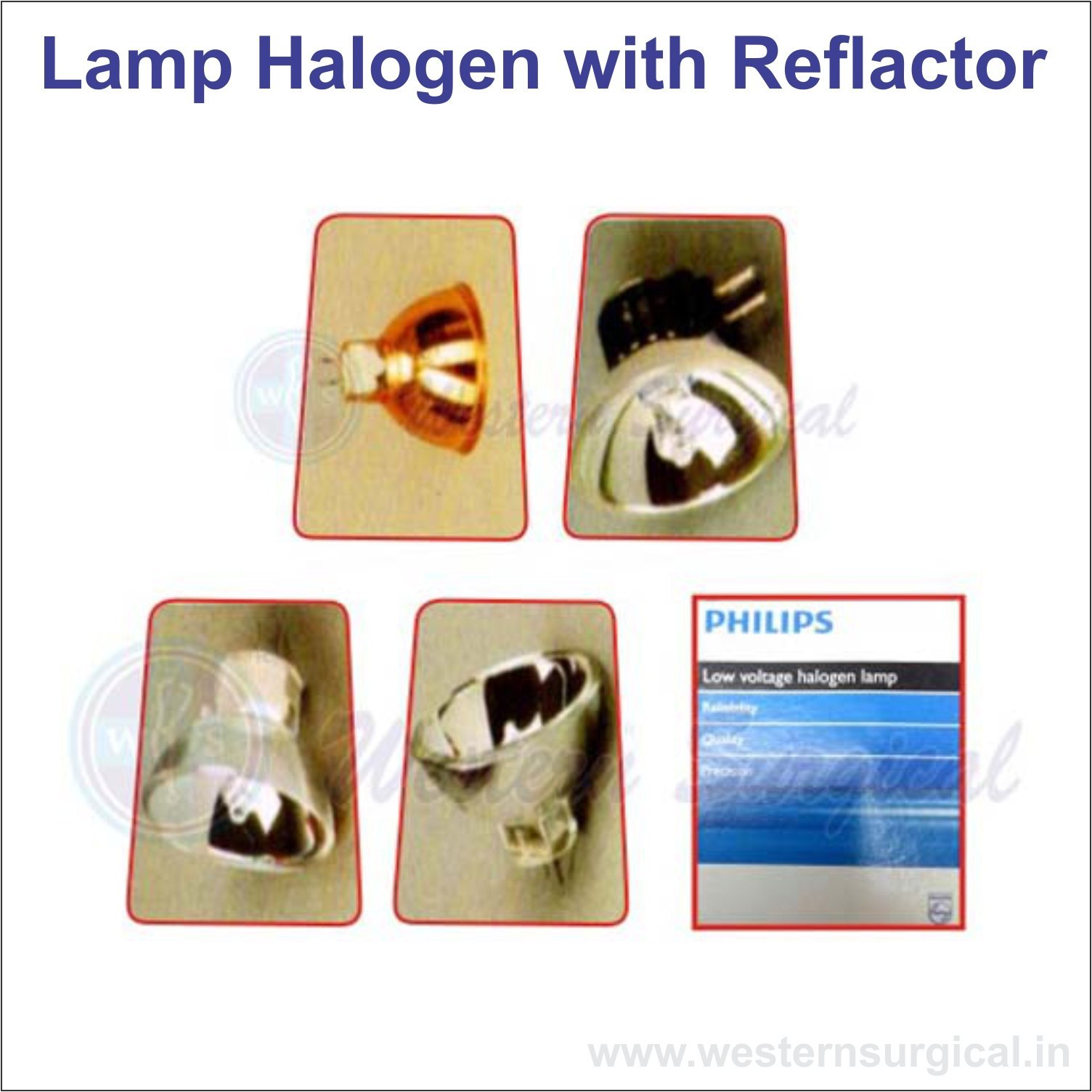 Lamp Halogen With Reflactor 
