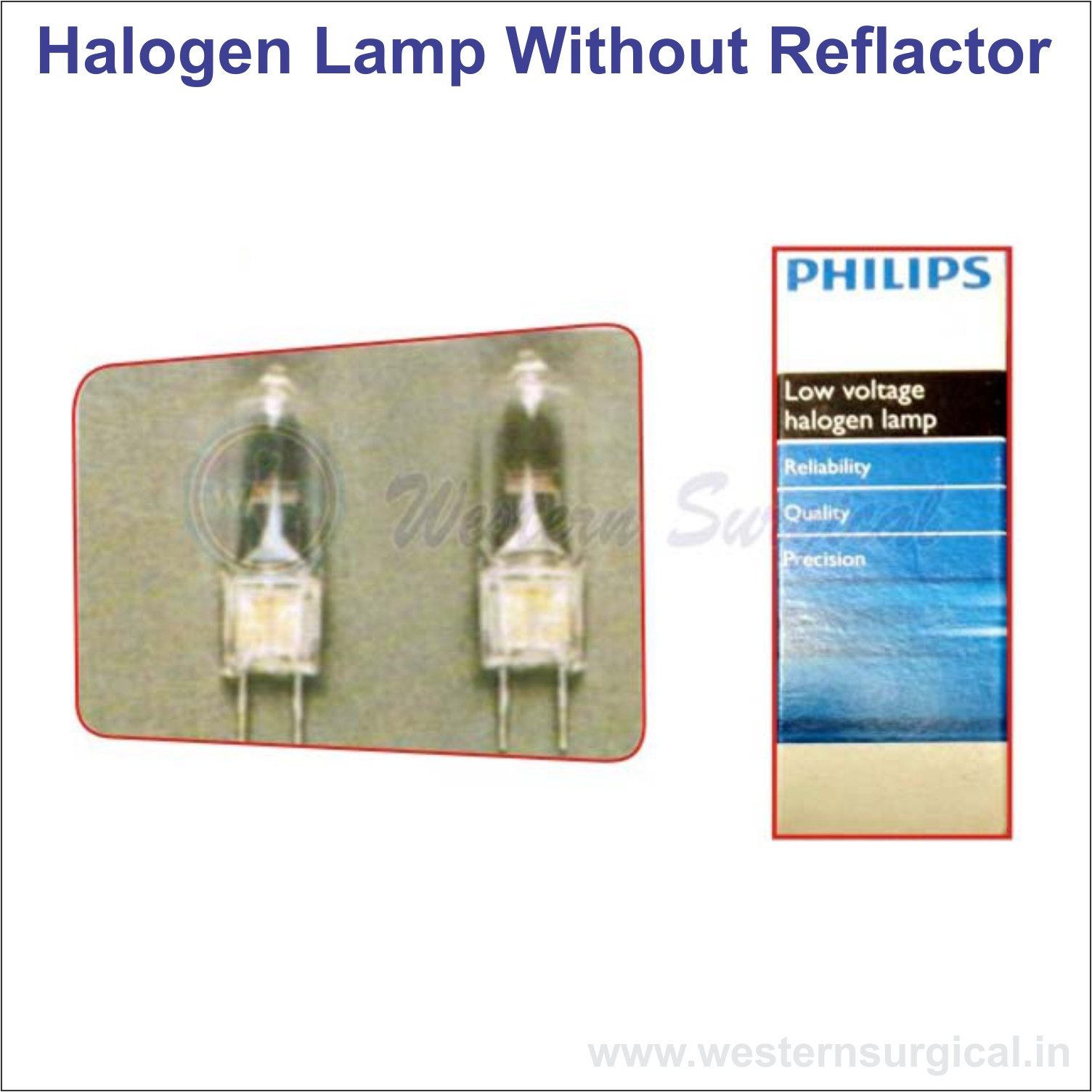 Halogen Lamp Without Reflator