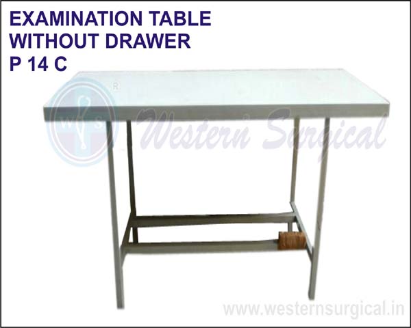 EXAMINATION TABLE WITHOUT DRAWER