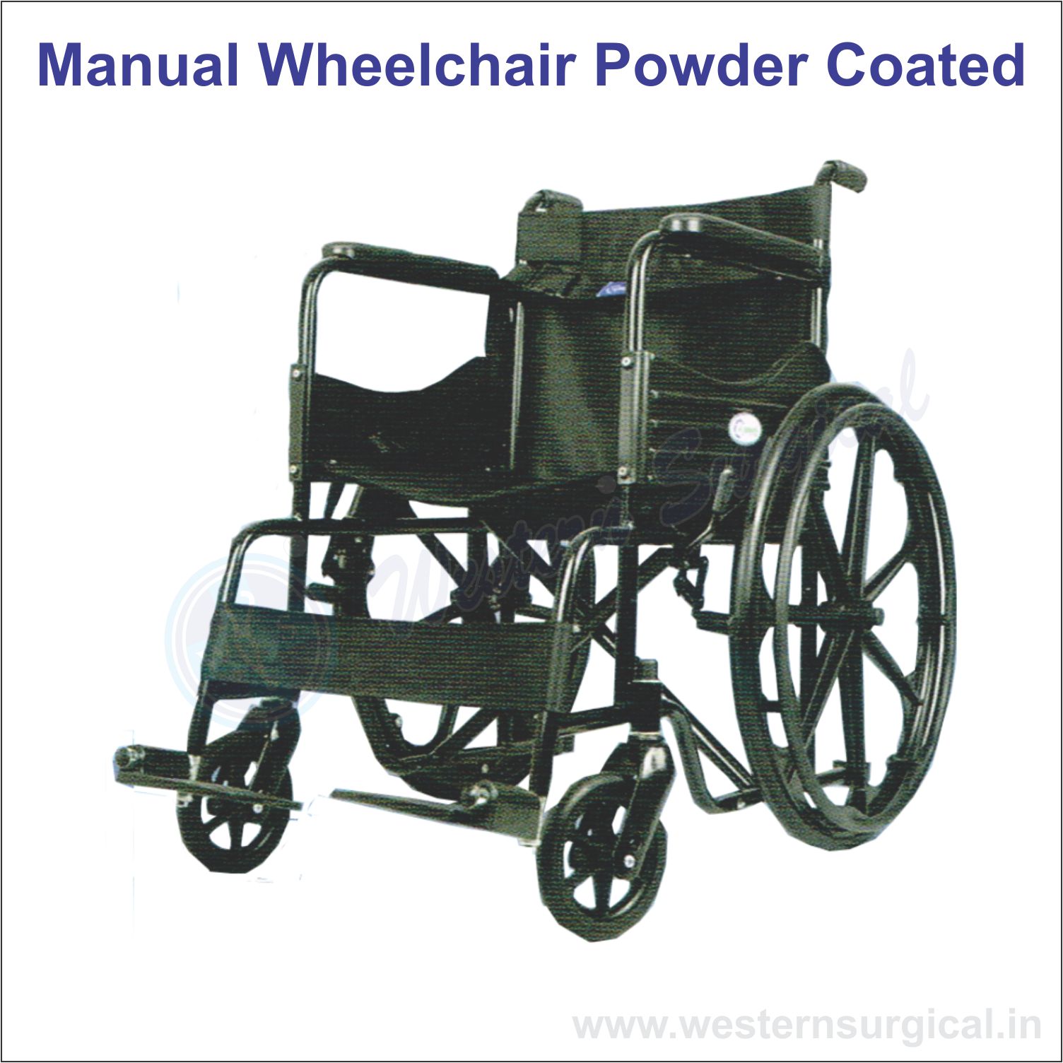 Manual Wheelchair - Powder Coated 
