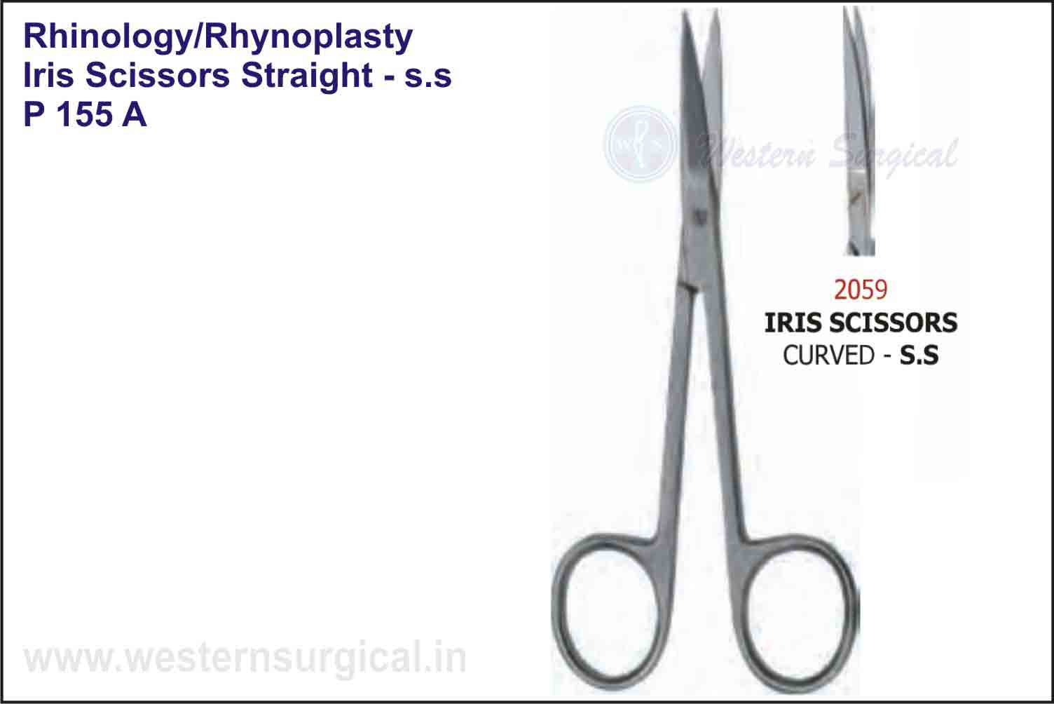 IRIS SCISSORS STRAIGHT& CURVED - S.S