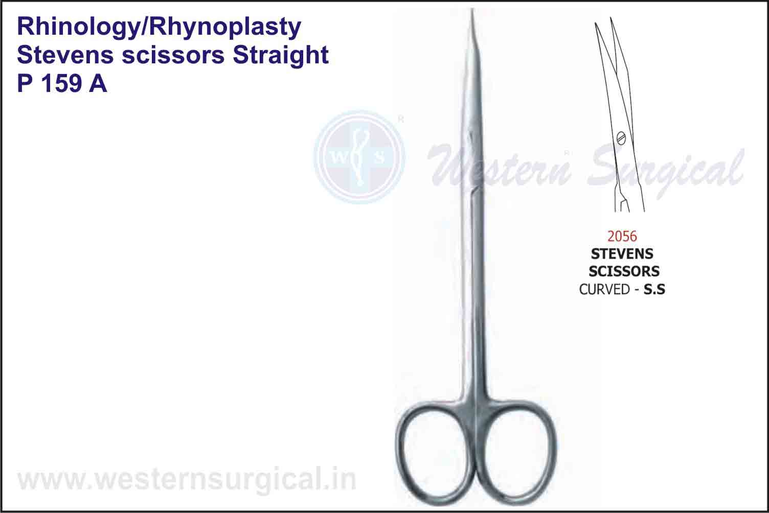 STEVENS SCISSORS STRAIGHT & CURVED - S.S