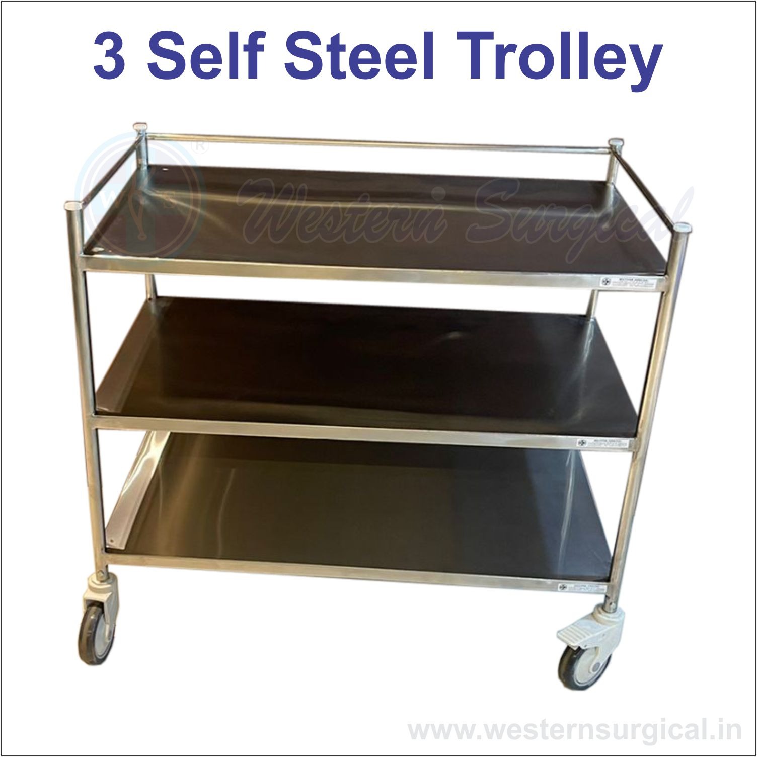 3 Self Steel Trolley 20