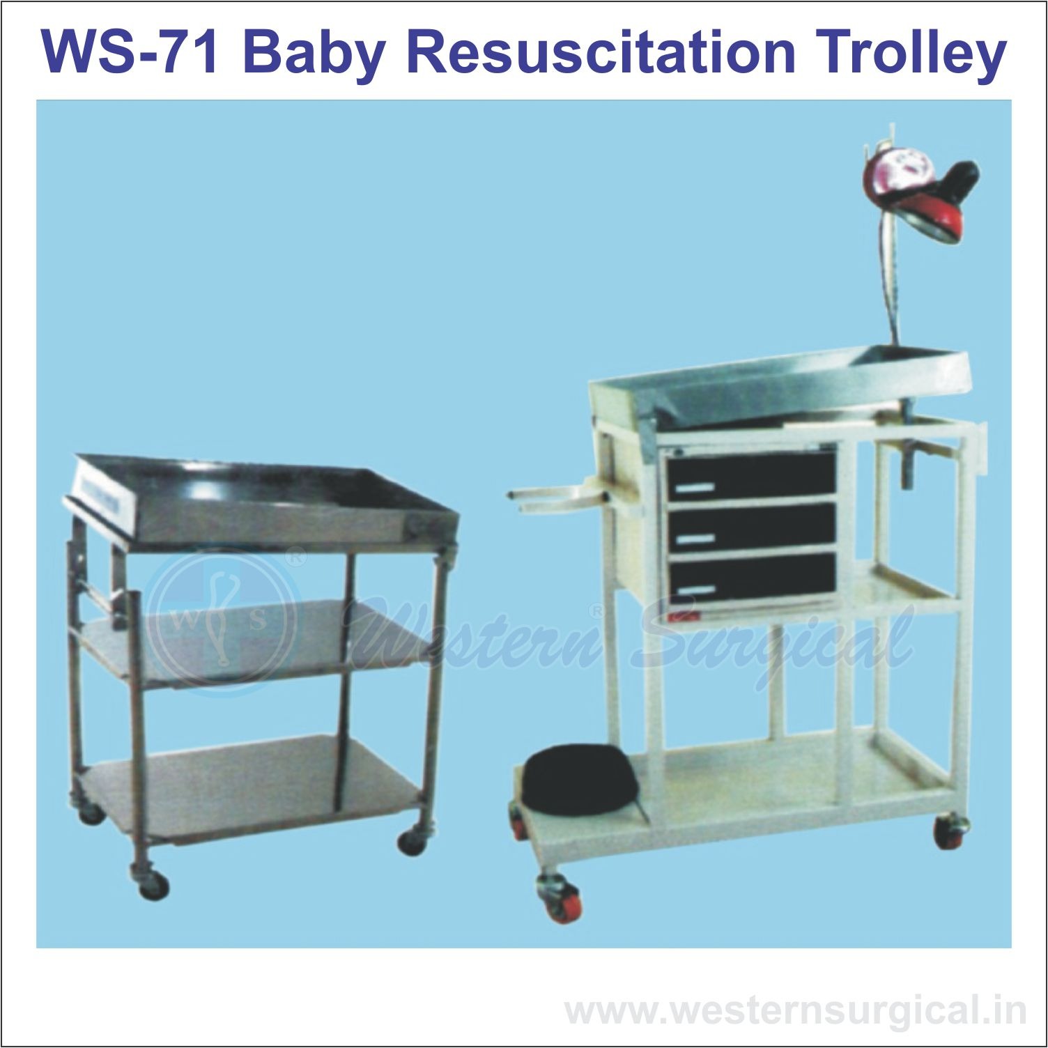 Baby Resuscitation Trolley