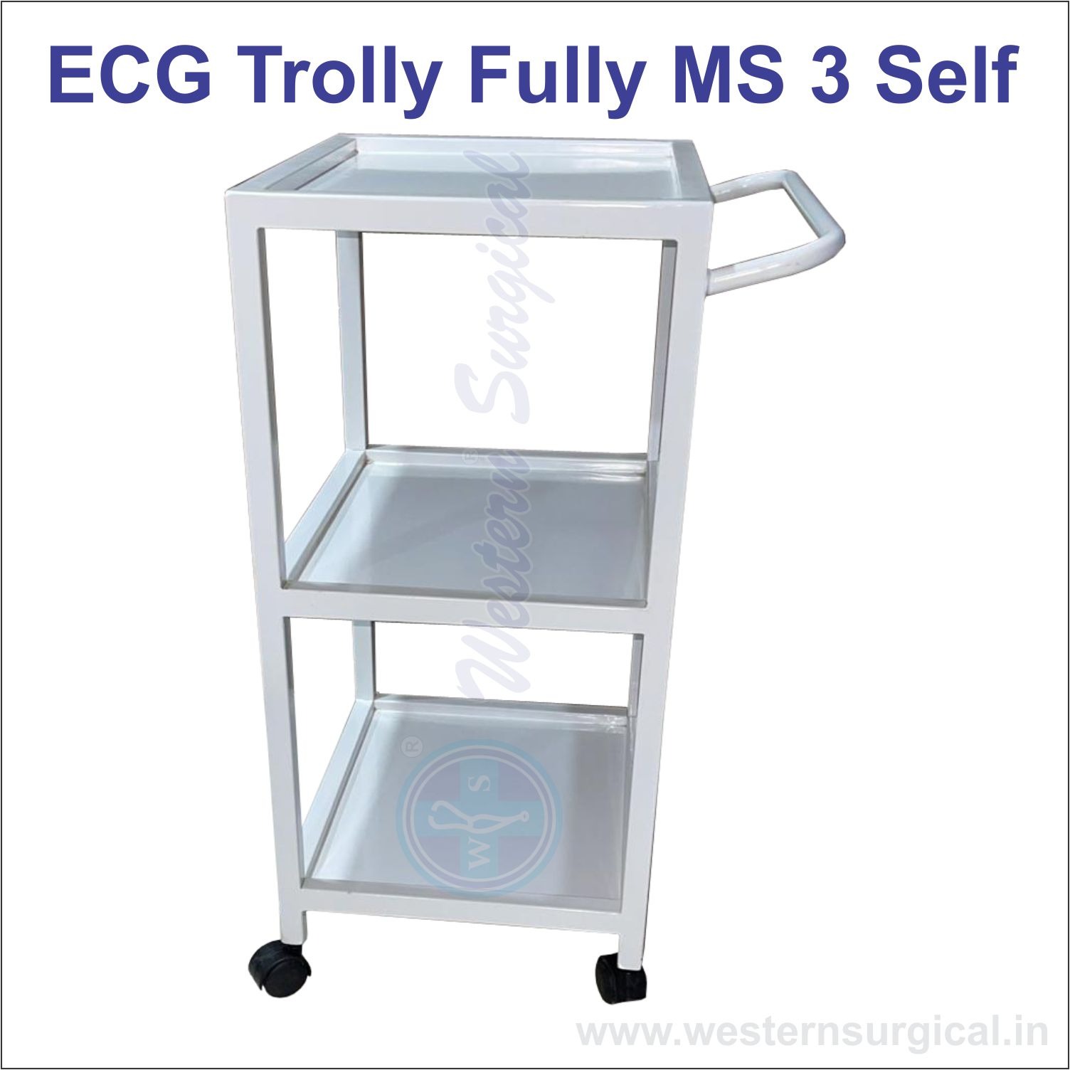 ECG Trolly Fully MS 3 Self 