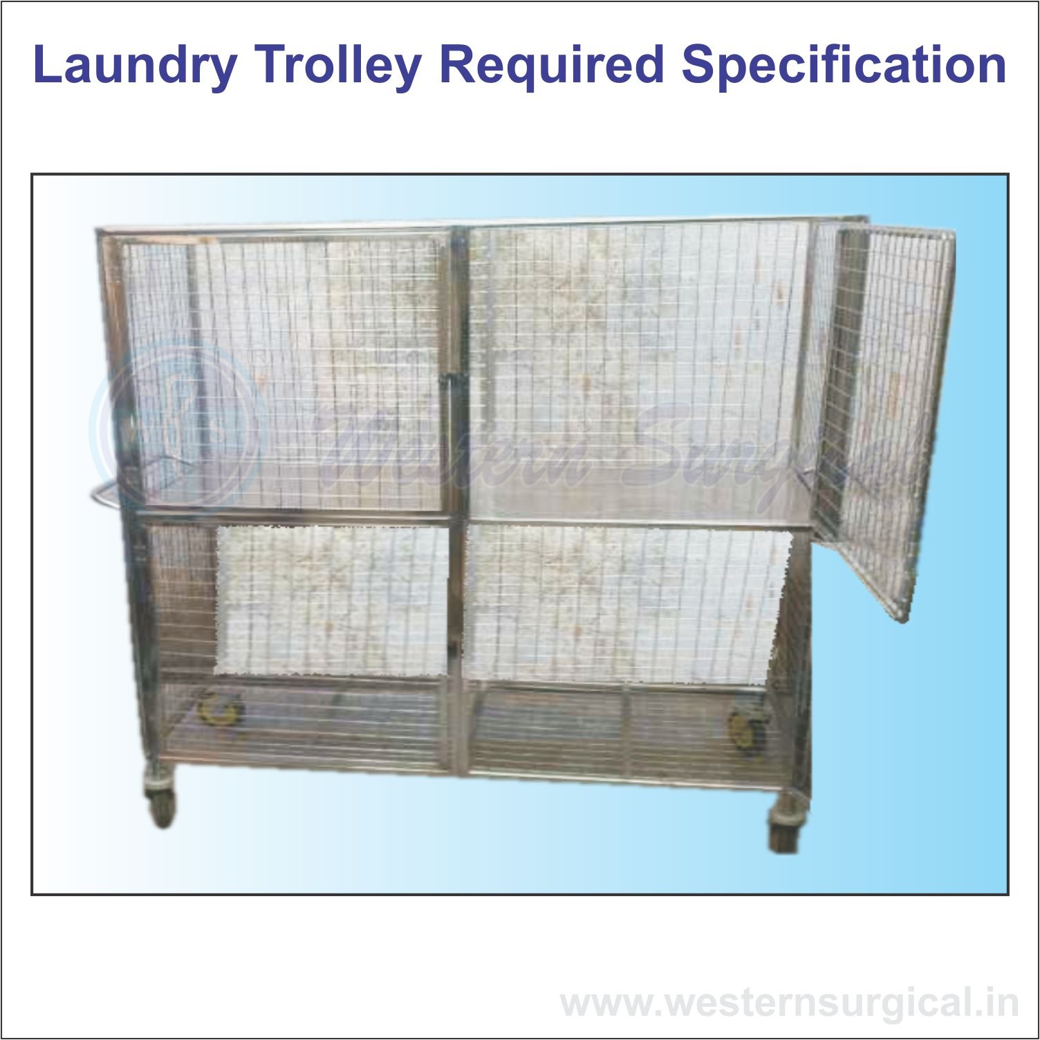 Hospital Laundry Trolley