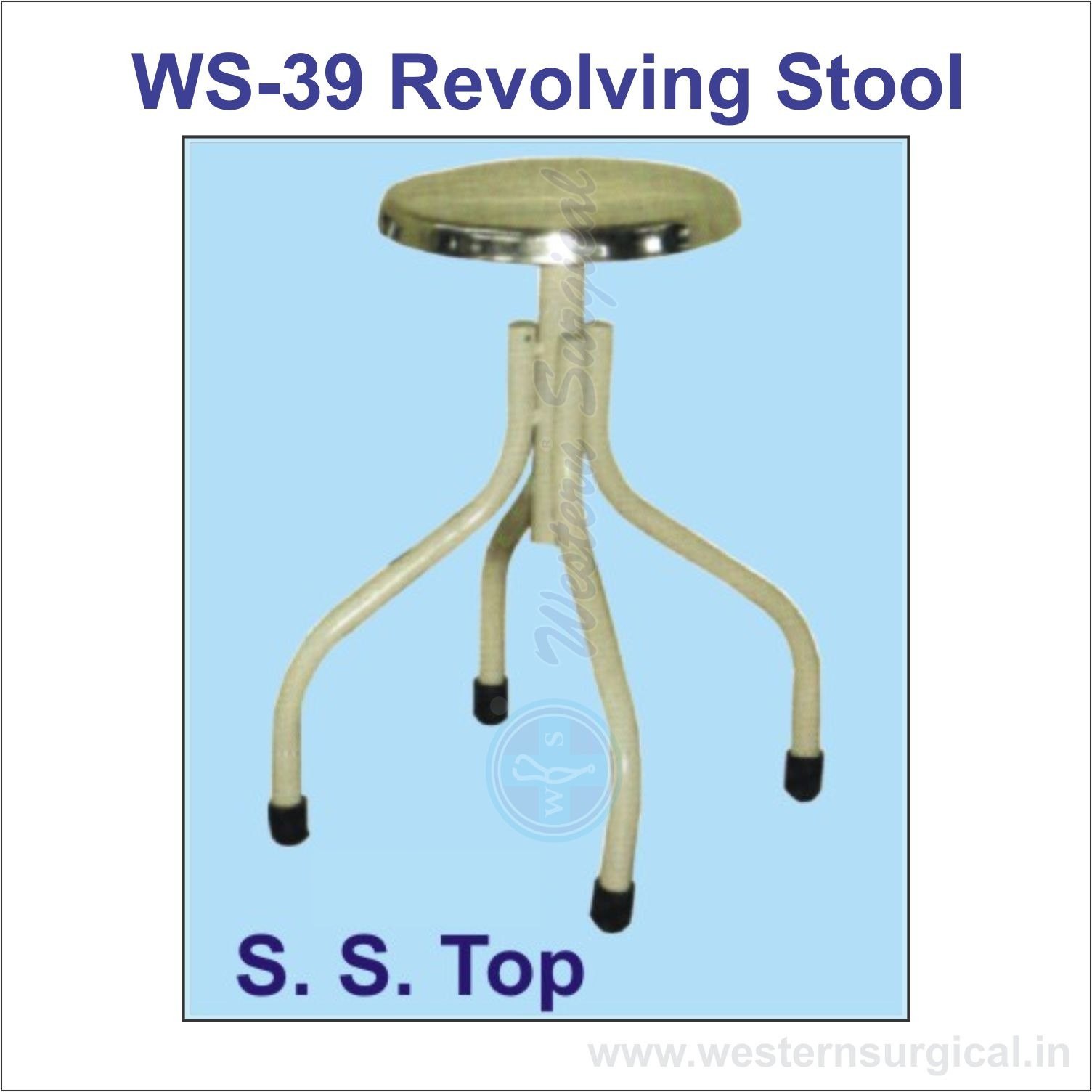 Revolving Stool S.S. Top