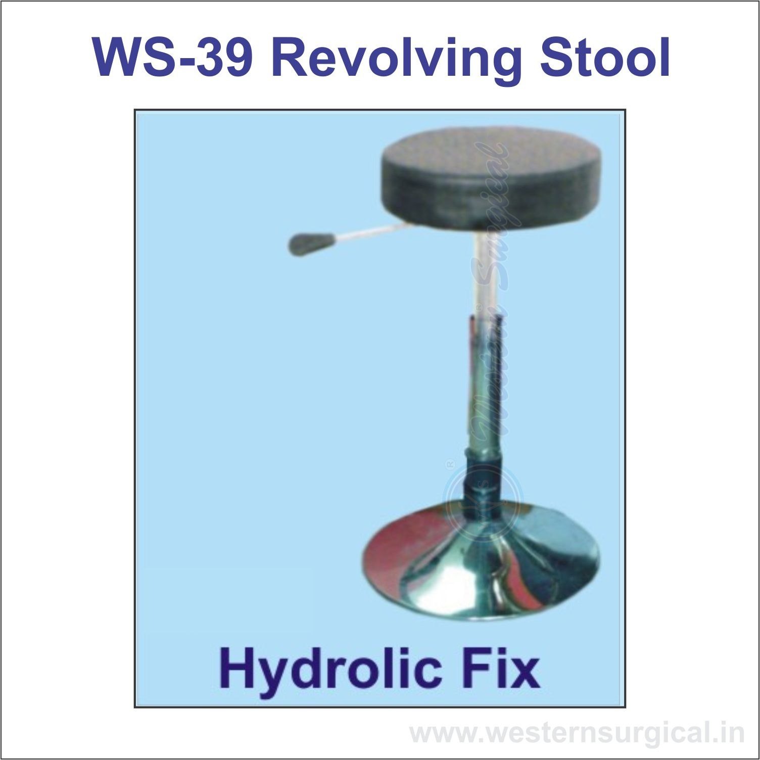 Revolving Stool Hydrolic Fix