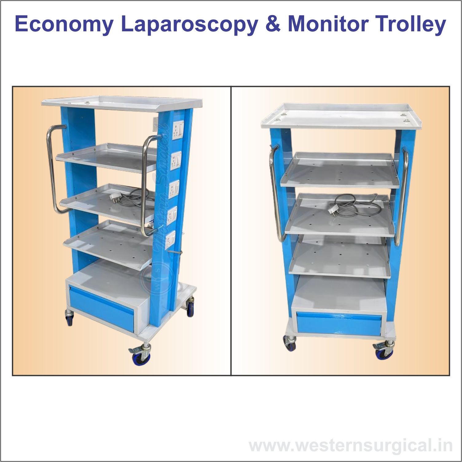 Laparoscopy & Monitor Trolley