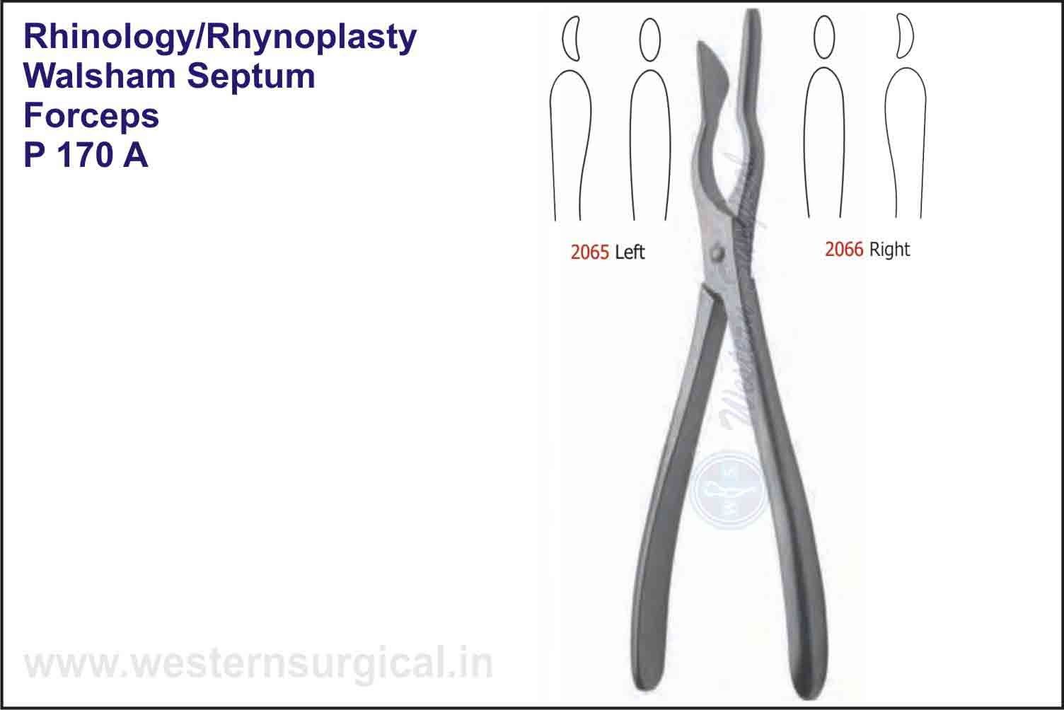 WALSHAM SEPTUM FORCEPS