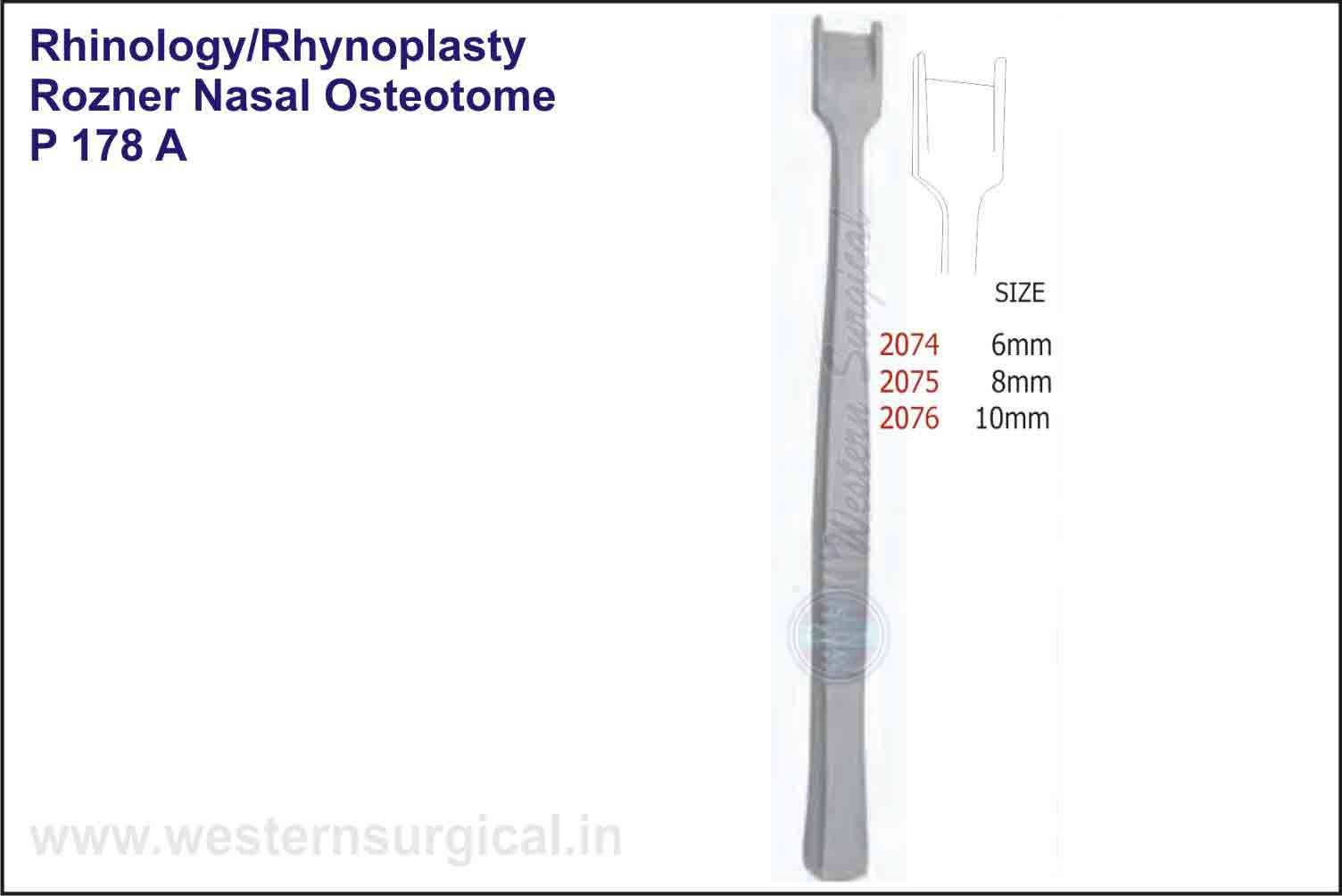 ROZNER NASAL OSTEOTOME