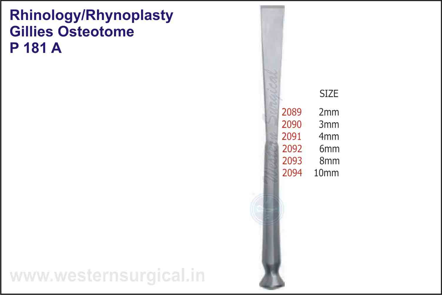 GILLIES OSTEOTOME