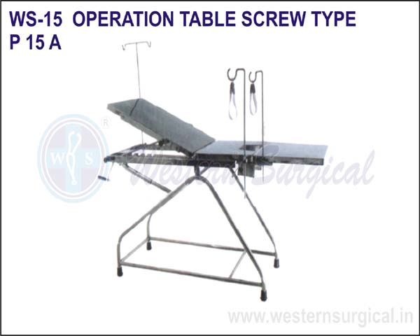 OPERATION TABLE SCREW TYPE