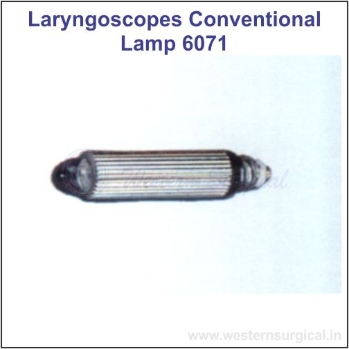 6071 - LARYNGOSCOPES CONVENTIONAL LAMP