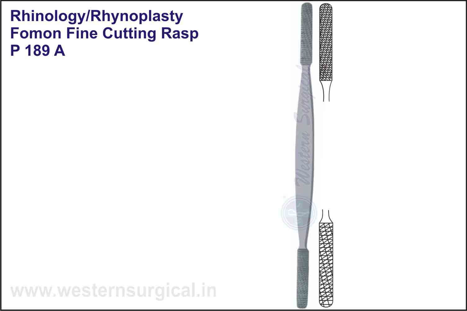 FOMON FINE CUTTING RASP - S.S