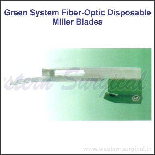 6916 - GREEN SYSTEM FIBRE-OPTIC DISPOSABLE MILLER BLADES