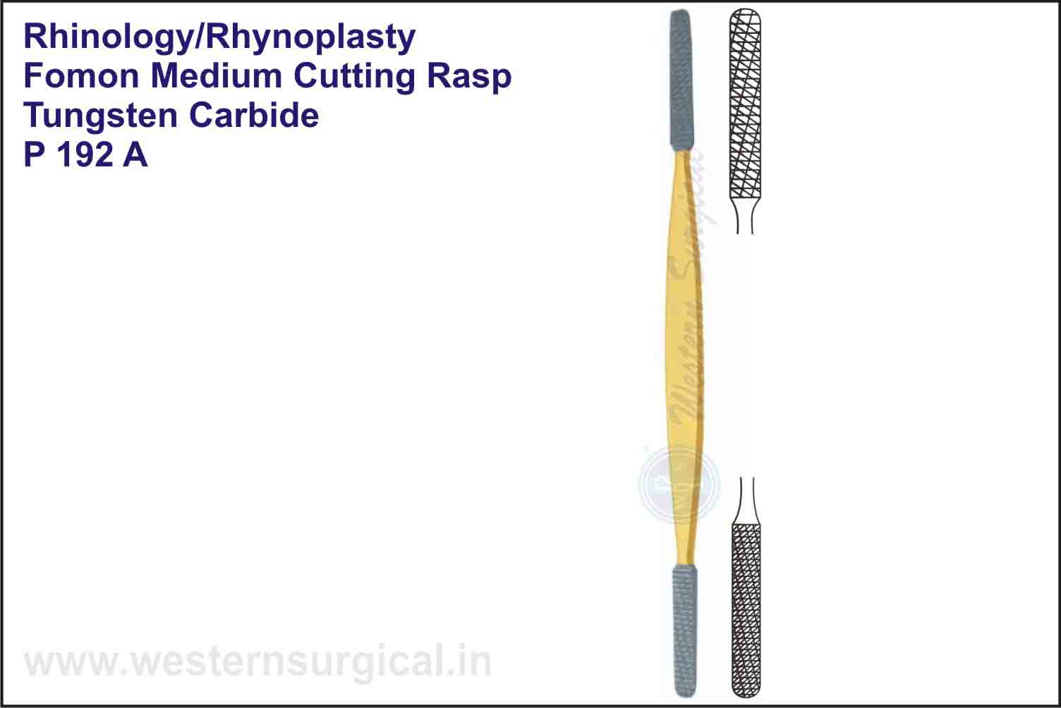 FOMON MEDIUM CUTTING RASP - TUNGSTEN CARBIDE