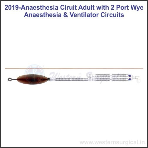 2019 - ANAESHESIA CIRCUIT AUULT WITH 2 PORT WYE