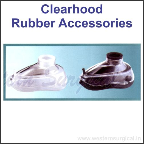 8051 - CLEARHOOD FACEMASK (RUBBER ACCESSORIES)