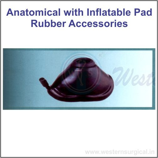 8058 - ANATOMICAL WITH INFLATABLE PAD (RUBBER ACCESSORIES)