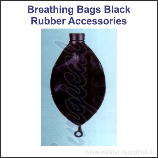 8204B - BREATHING BAGS BLACK (RUBBER ACCESSORIES)
