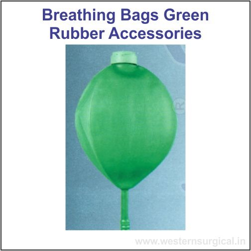 8204G - BREATHING BAGS GREEN (RUBBER ACCESSORIES)