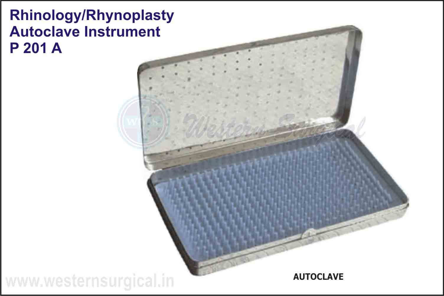 AUTOCLAVE INSTRUMENT BOX WITH  SILICON MATT