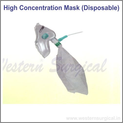 3038 - HIGH CONCENTRATION MASK (DISPOSABLE) (OXYGEN THERAPY EQUIPMENT)