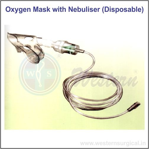 3031 - OXYGEN MASK WITH NEBULISER (DISPOSABLE) (OXYGEN THERAPY EQUIPMENT)