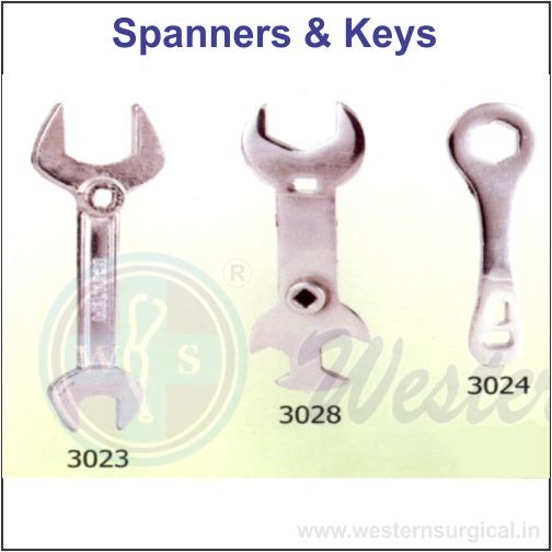 3024 - SPANNERS & KEYS (OXYGEN THERAPY EQUIPMENT)