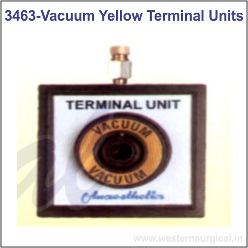 3463 - VACUUM YELLOW TERMINAL UNITS (PIPELINE ACCESSORIES)