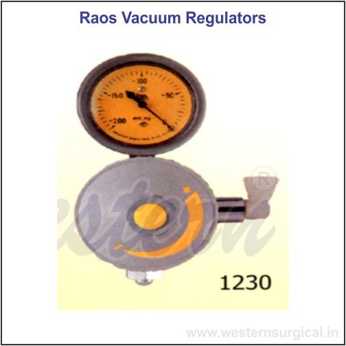 1230 - RAO'S VACUUM REGULATORS (PIPELINE ACCESSORIES)