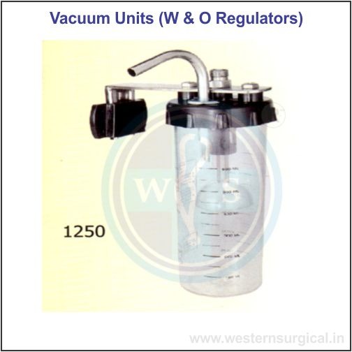 1250 - VACUUM UNITS (W/O REGULATORS) (PIPELINE ACCESSORIES)