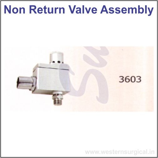 3603 - NON RETURN VALVE ASSEMBLY (APPARATUS COMPONENTS & ACCESSORIES)