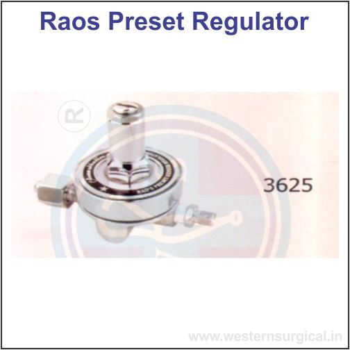 3625 - RAO'S PRESET REGULATOR (APPARATUS COMPONENTS & ACCESSORIES)