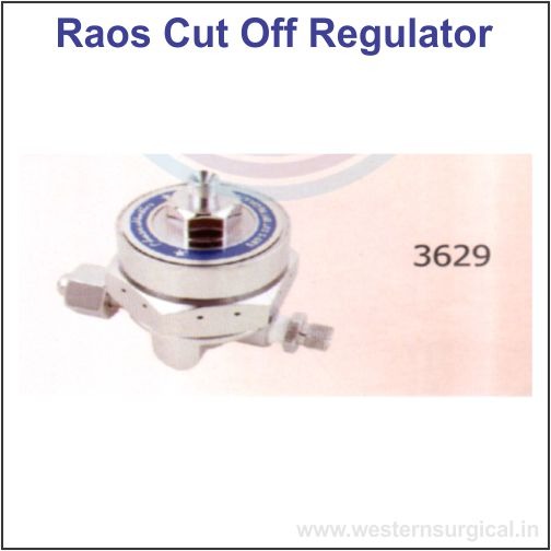 3629 - RAO'S CUT OFF REGULATOR (APPARATUS COMPONENTS & ACCESSORIES)