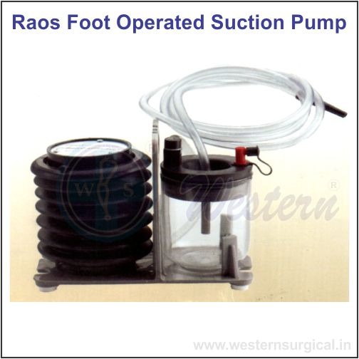 1001 - RAO'S FOOT OPERATED SUCTION PUMP (SUCTIONS, VAPORIZERS & CONNECTORS) 