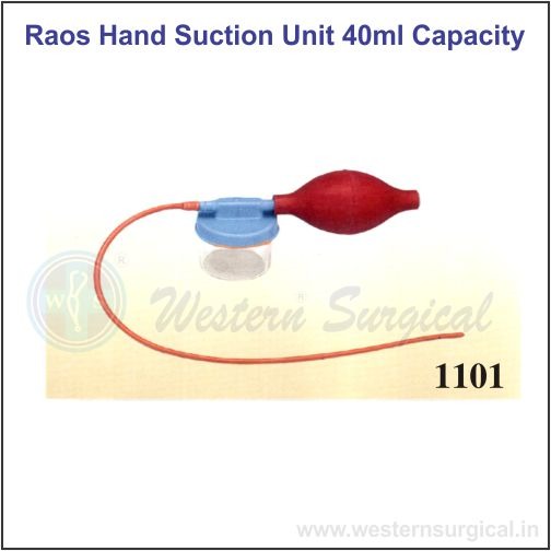 1101 - RAO'S HAND SUCTION UNIT 40ML CAPACITY (SUCTIONS, VAPORIZERS & CONNECTORS)