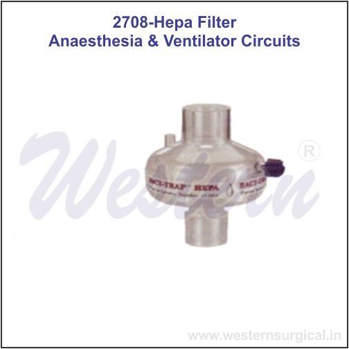 2708 - HEPA FILTER (ANAESTHESIA & VENTILATOR CIRCUITS)