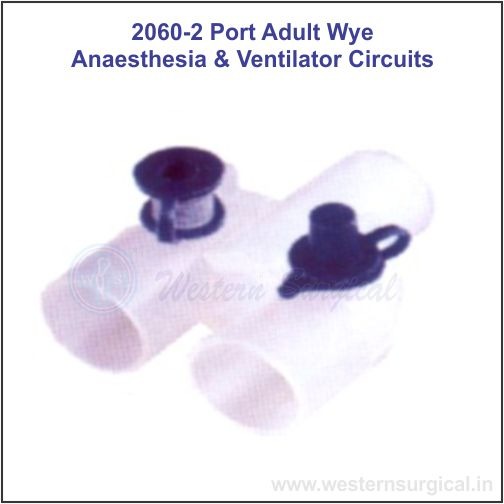 2060 - 2 PORT ADULT WYE (AAESTHESIA & VENTILATOR CIRCUITS)