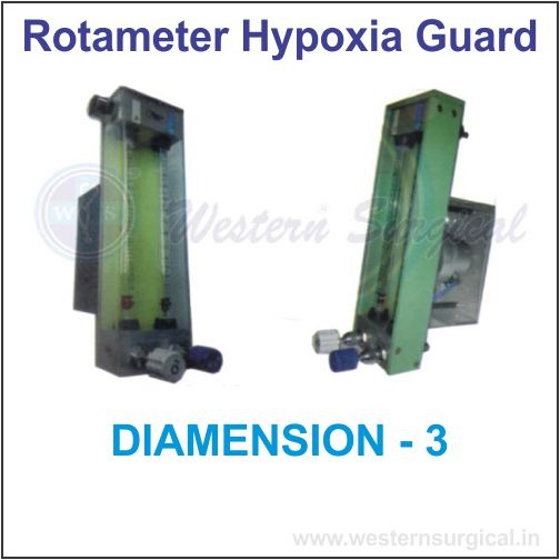 ROTAMETER HYPOXIA GUARD (DIAMENSION - 3)