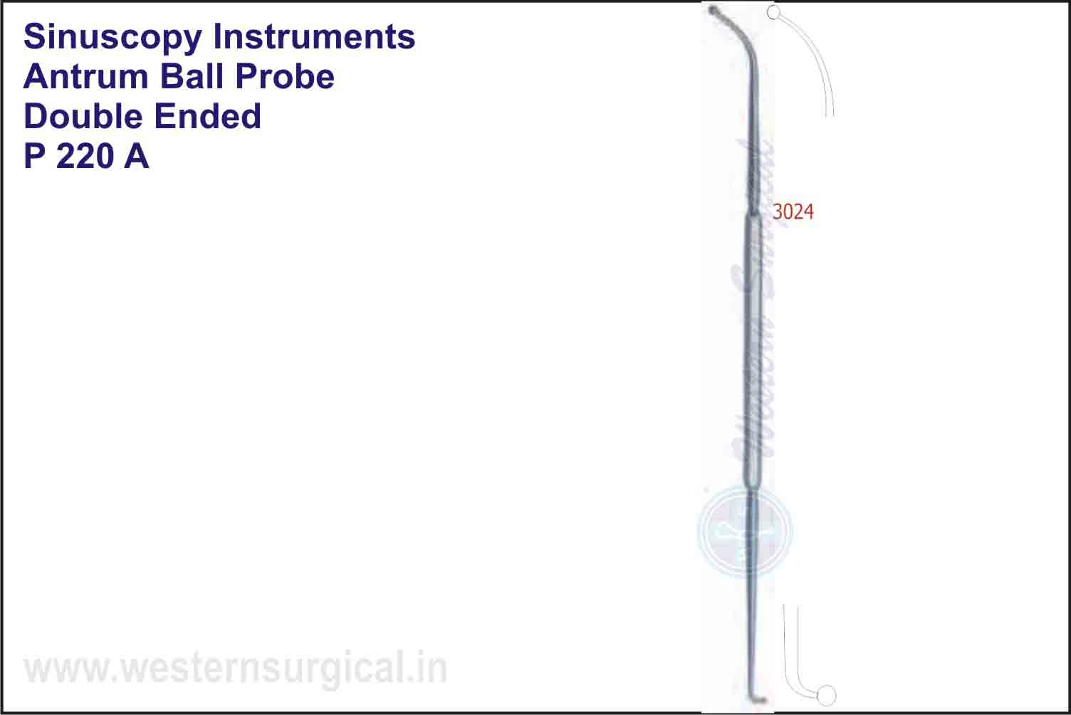 ANTRUM BALL PROBE DOUBLE ENDED