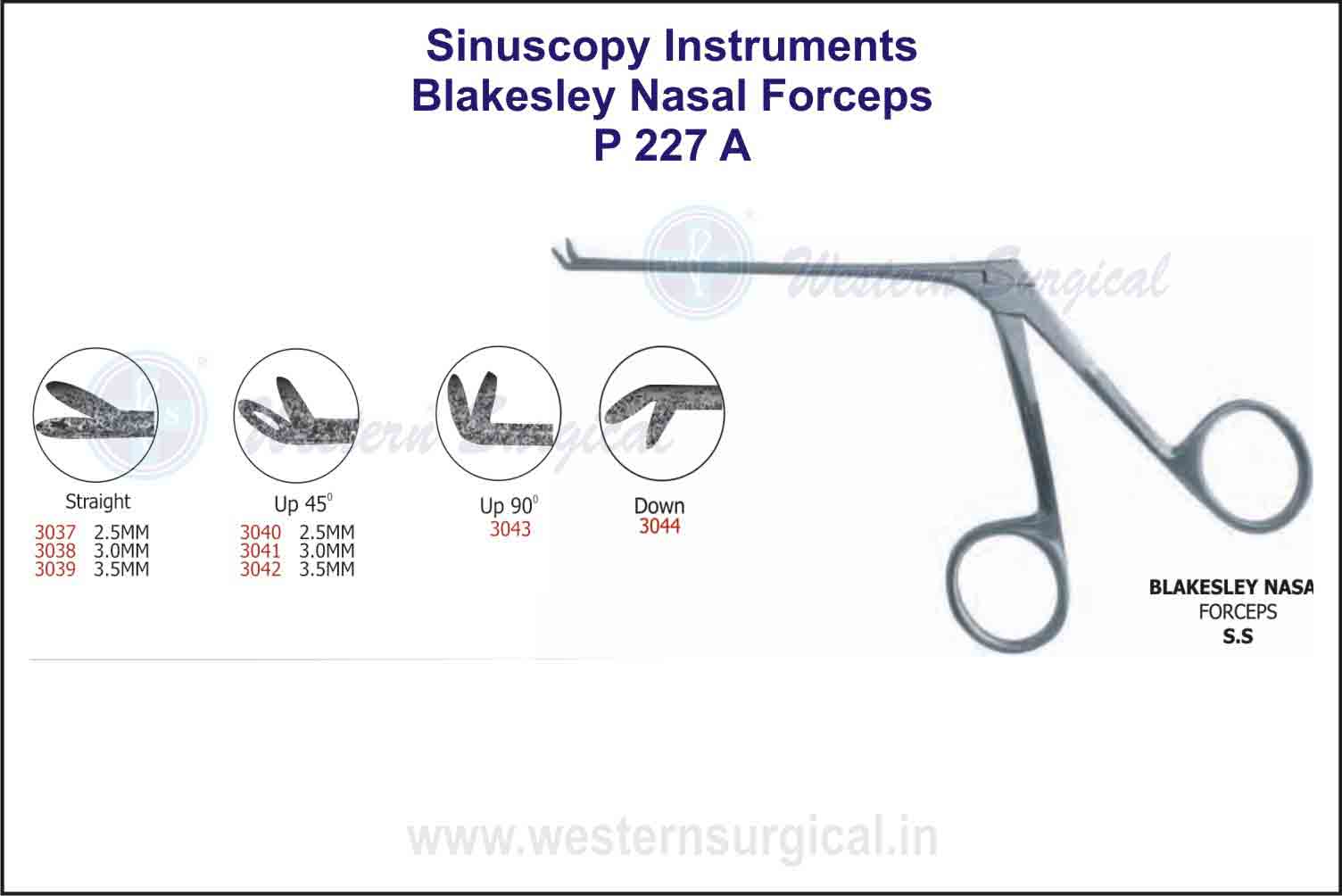 BLAKESLEY NASAL FORCEPS S.S